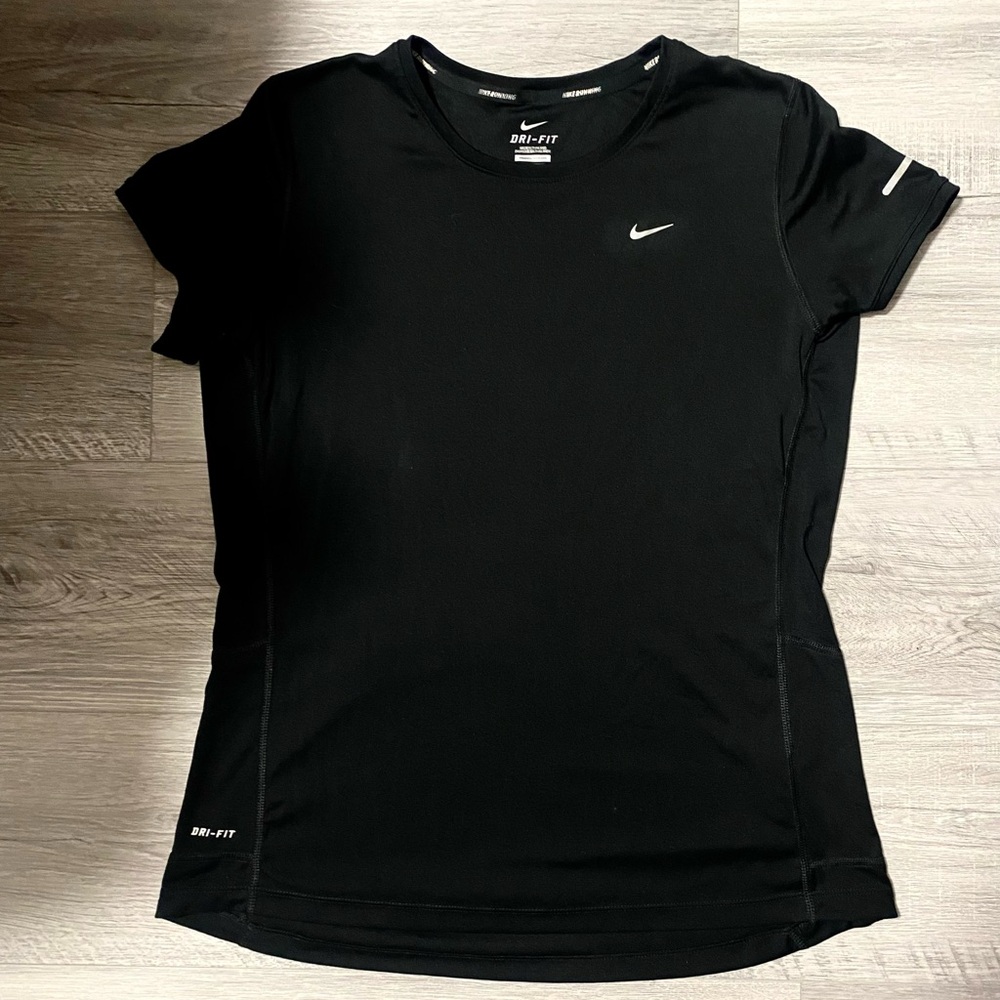 Nike Black Fitted Short Sleeve T-Shirt